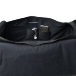 Luxury Personalized Black Leather Duffle-Men’s Travel & Weekend Bag