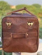 Men's 30-Inch Genuine Vintage Leather Duffel Bag