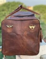 Men's 30-Inch Genuine Vintage Leather Duffel Bag