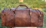 Men's 30-Inch Genuine Vintage Leather Duffel Bag