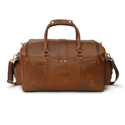 Personalized Embossed Leather Bag-Best Travel Gift for Men