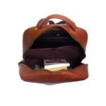 Personalized Engraved Leather Backpack-Diaper Bag- Laptop Bag & Travel-Rucksack for Him and Her