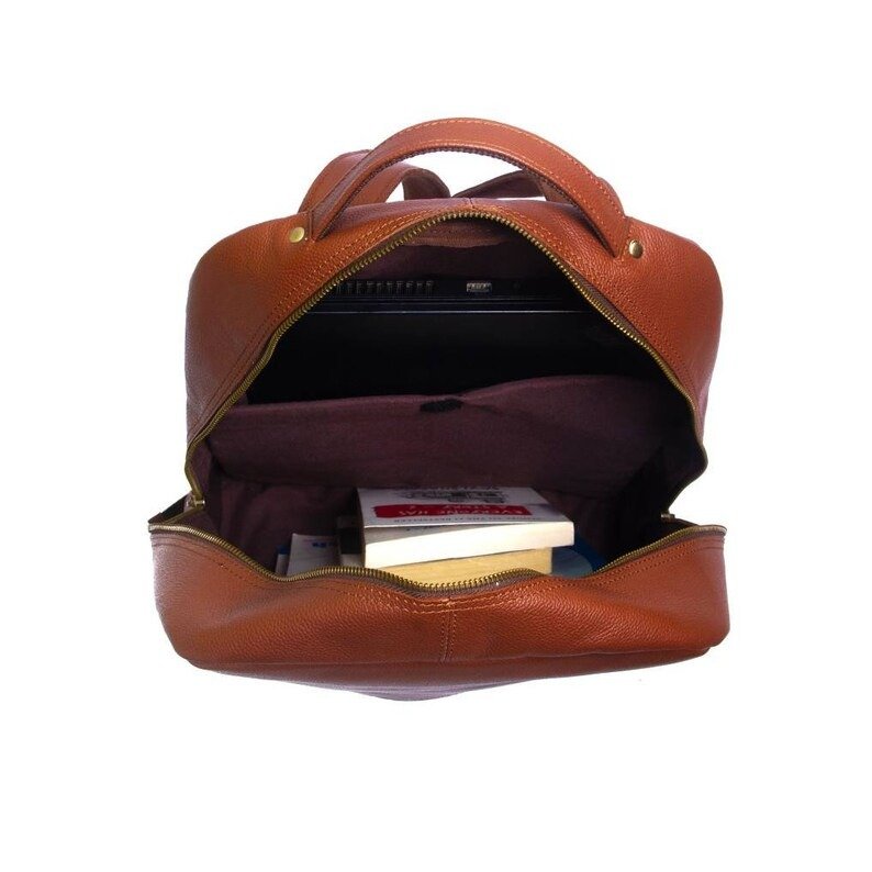 Personalized Engraved Leather Backpack-Diaper Bag, Laptop Bag & Travel-Rucksack for Him and He2 Personalized Engraved Leather Backpack-Diaper Bag- Laptop Bag & Travel-Rucksack for Him and Her