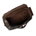 Personalized Full Grain Leather Duffle Bag-The Ultimate Weekender for Him