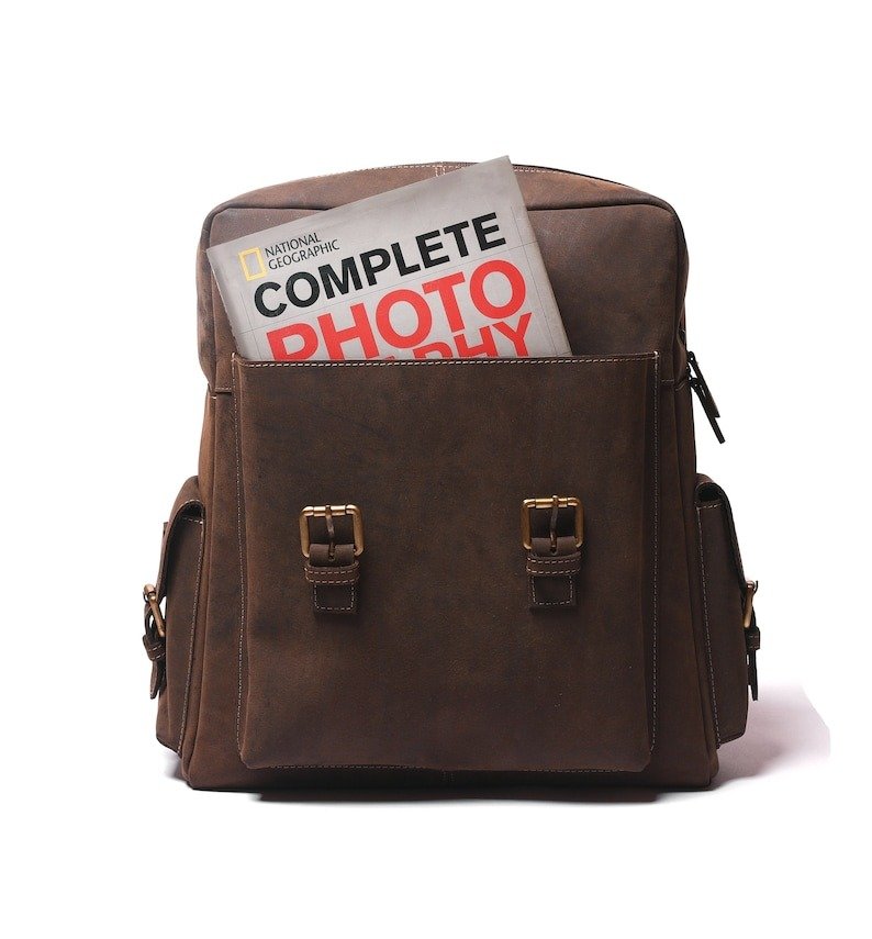 Personalized Leather Daily Backpack-Handmade Travel Rucksack for Men & Women1 Personalized Leather Daily Backpack-Handmade Travel Rucksack for Men & Women - Image 7