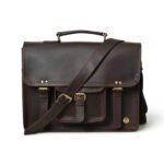 Personalized Leather Laptop Bag – Buffalo Messenger