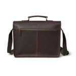 Personalized Leather Laptop Bag – Buffalo Messenger - Image 3