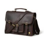 Personalized Leather Laptop Bag – Buffalo Messenger