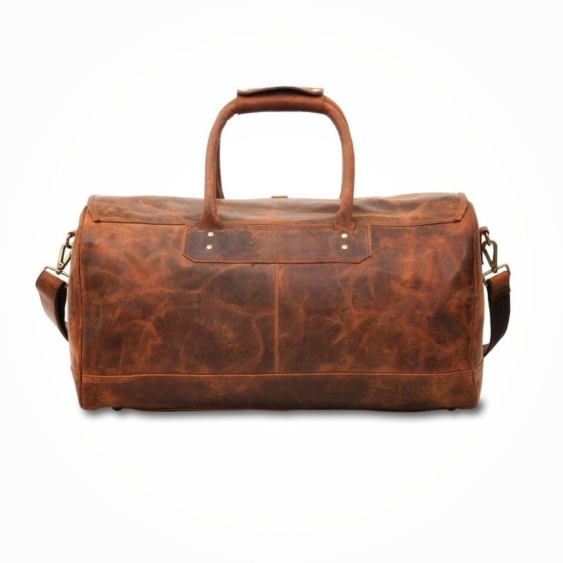 Personalized Leather Weekend Travel Bag Full Grain Leather Duffle Bag for Men Leather Overnight Bag Carry-On Luggage Christmas Gifts for Him4 Personalized Leather Weekend Travel Bag | Full Grain Leather Duffle Bag for Men | Leather Overnight Bag | Carry-On Luggage | Christmas Gifts for Him