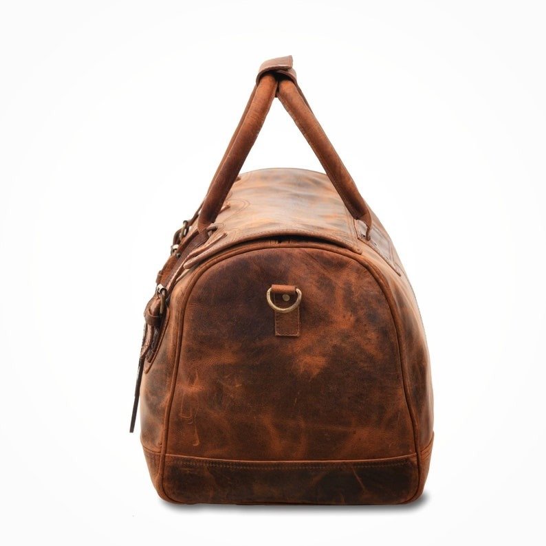 Personalized Leather Weekend Travel Bag Full Grain Leather Duffle Bag for Men Leather Overnight Bag Carry-On Luggage Christmas Gifts for Him5 Personalized Leather Weekend Travel Bag | Full Grain Leather Duffle Bag for Men | Leather Overnight Bag | Carry-On Luggage | Christmas Gifts for Him