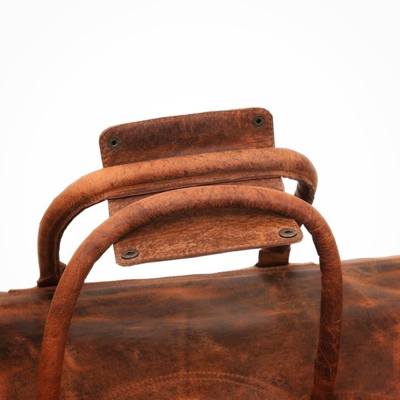 Personalized Leather Weekend Travel Bag Full Grain Leather Duffle Bag for Men Leather Overnight Bag Carry-On Luggage Christmas Gifts for Him7 Personalized Leather Weekend Travel Bag | Full Grain Leather Duffle Bag for Men | Leather Overnight Bag | Carry-On Luggage | Christmas Gifts for Him