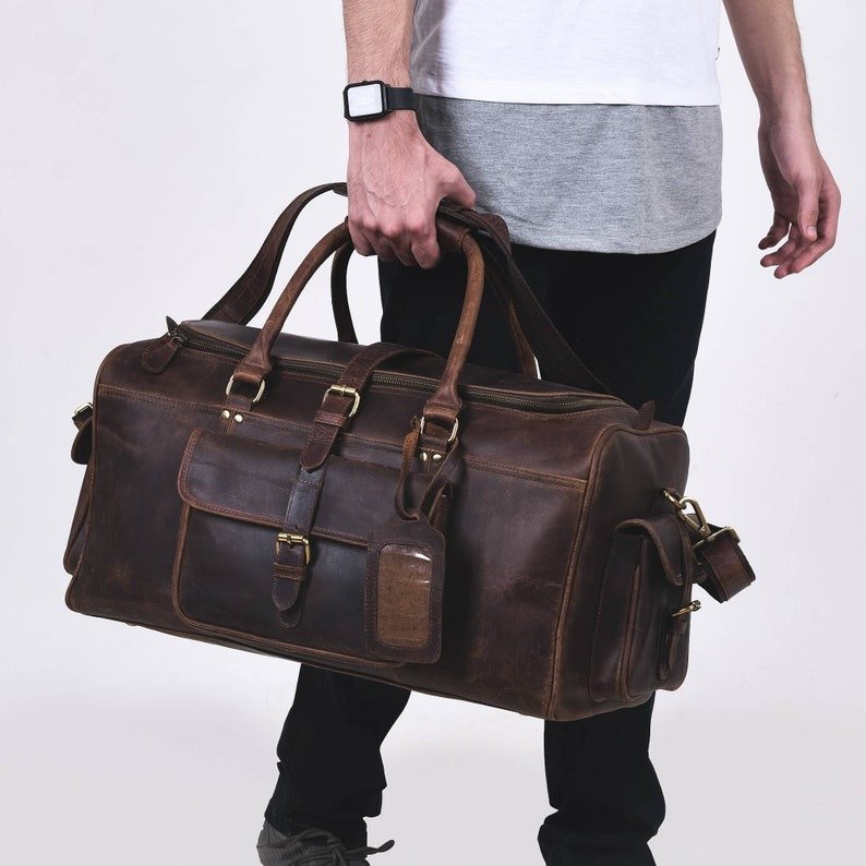 Personalized Travel Bag Set – Custom Name Duffel & Dopp Kit6 Personalized Travel Bag Set – Custom Name Duffel & Dopp Kit - Image 2