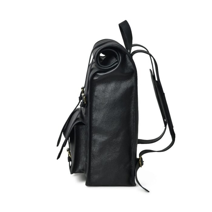 Leather Rolltop Backpack | Custom Laptop & Travel Bag for Men & Women