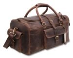 Premium Leather Weekend Duffle Bag for Men–Ideal Travel Companion - Image 8
