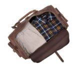 Premium Leather Weekend Duffle Bag for Men–Ideal Travel Companion