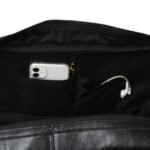 Men's Leather Duffle Bag – Luxury Weekender Travel Bag for Him - Image 5
