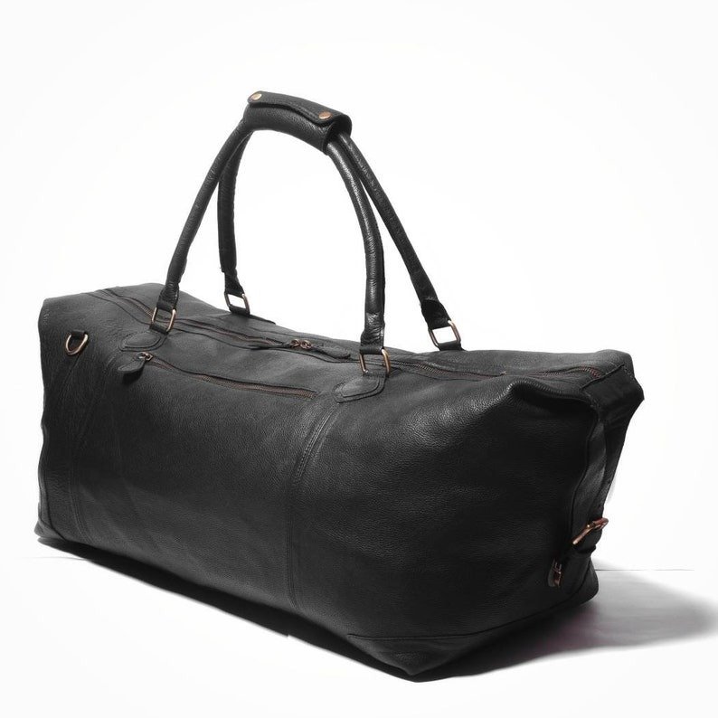 il_794xN.2066687166_glwo Black Leather Duffel Bag for Men - Image 2