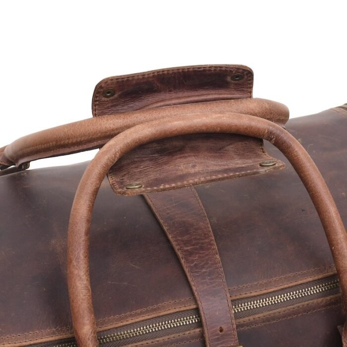 Personalized Leather Weekender Travel Bag – Luxury for Short Trips