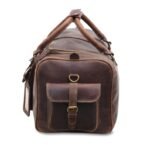 Personalized Leather Weekender Travel Bag – Luxury for Short Trips - Image 5