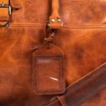 Handmade Men's Leather Weekend Duffle Bag
