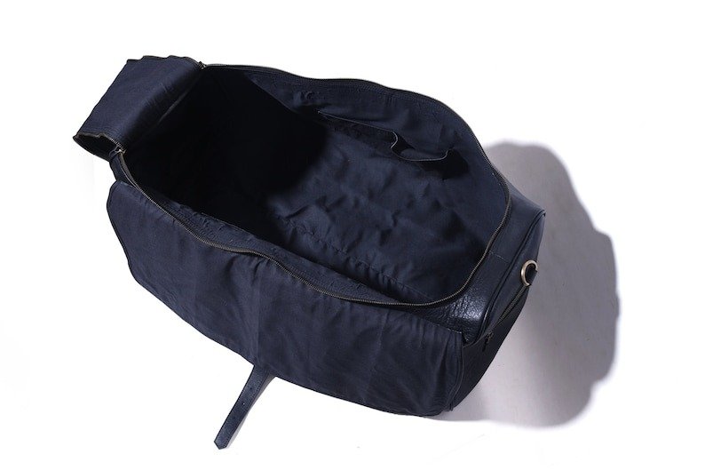 il_794xN.2567059286_cpw7 Handmade Large Leather Duffle Bag - Weekend & Overnight Travel Bag - Image 5