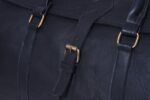 Handmade Large Leather Duffle Bag - Weekend & Overnight Travel Bag - Image 7