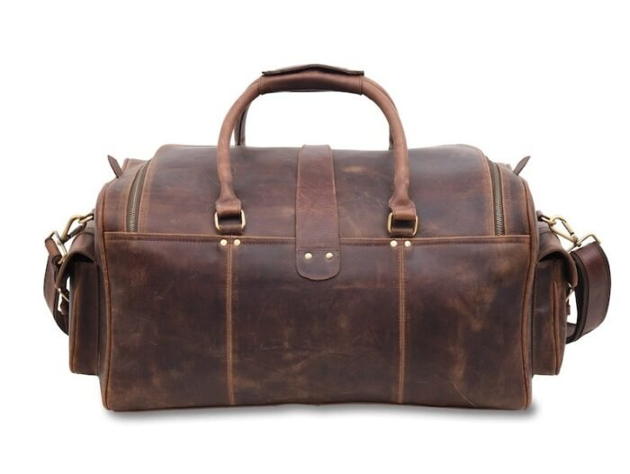Personalized Leather Weekender Travel Bag – Luxury for Short Trips - Image 6