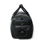 Men's Leather Duffle Bag - Genuine Full-Grain Leather Weekender Bag - Image 3