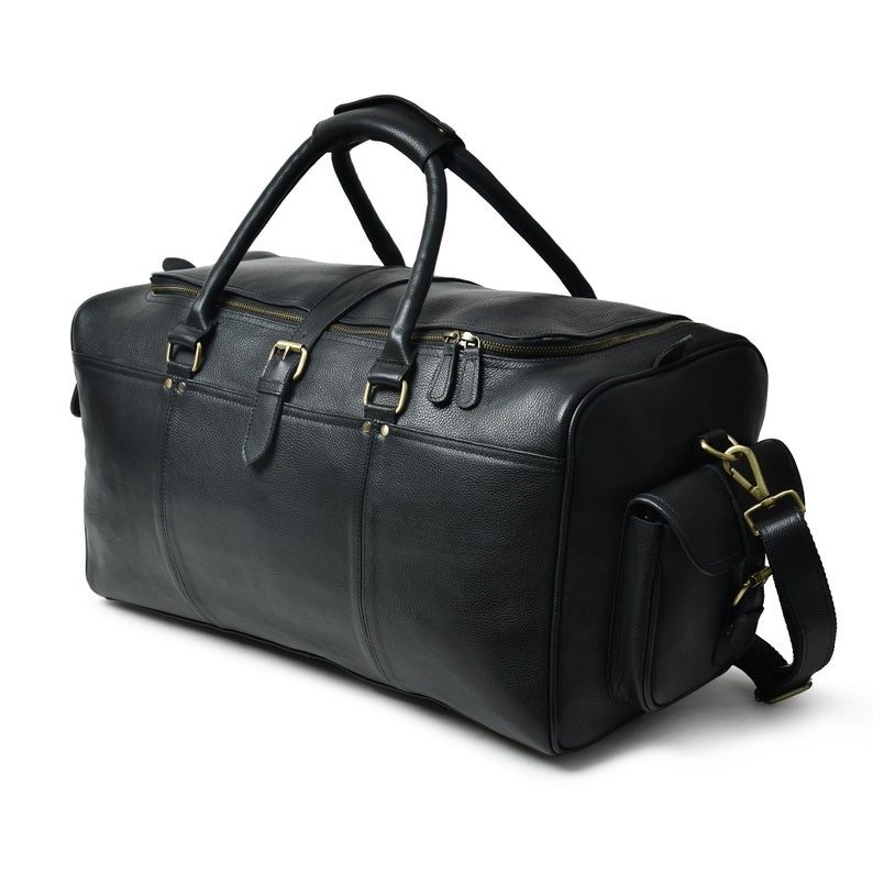 il_794xN.2864746778_7t9a Men's Leather Duffle Bag | Genuine Full-Grain Leather Weekender Bag