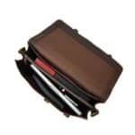 Personalized Leather Messenger Bag for 15" Laptop - Premium Leather Satchel Briefcase - Image 7