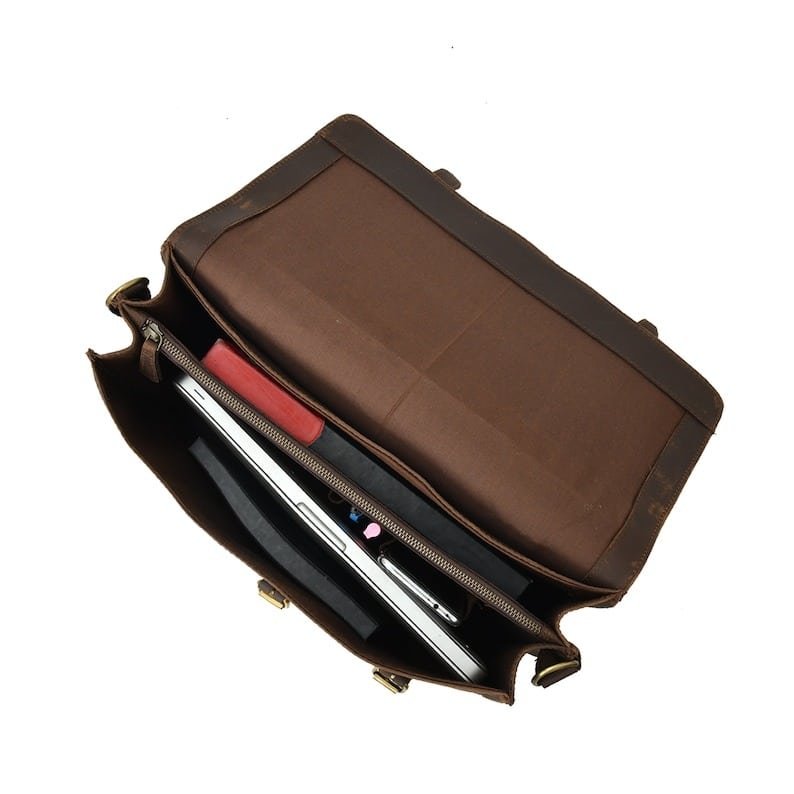 il_794xN.3317782784_ar0b Personalized Leather Messenger Bag for 15" Laptop - Premium Leather Satchel Briefcase - Image 7