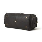 Men's Leather Duffel Bag with Shoulder Strap