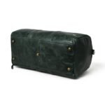 Men's Leather Duffel Bag with Integrated Shoe Compartment - Image 6