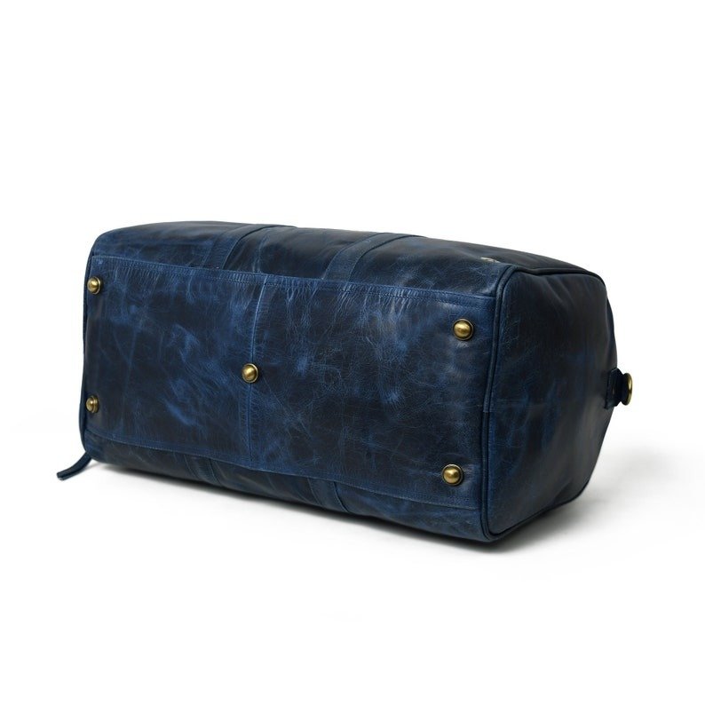 il_794xN.4736115393_eb5d Blue Leather Duffel Bag with Shoe Compartment
