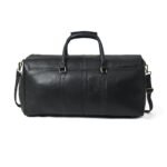Men’s Leather Duffel Bag with Shoe Compartment