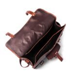 Classic Full Grain Leather Briefcase – Timeless Elegance for Work or Travel - Image 4