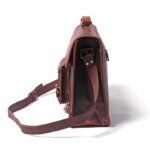 Classic Full Grain Leather Briefcase – Timeless Elegance for Work or Travel - Image 3