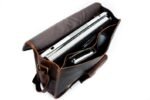 Classic Full Grain Leather Briefcase – Timeless Elegance for Work or Travel - Image 5