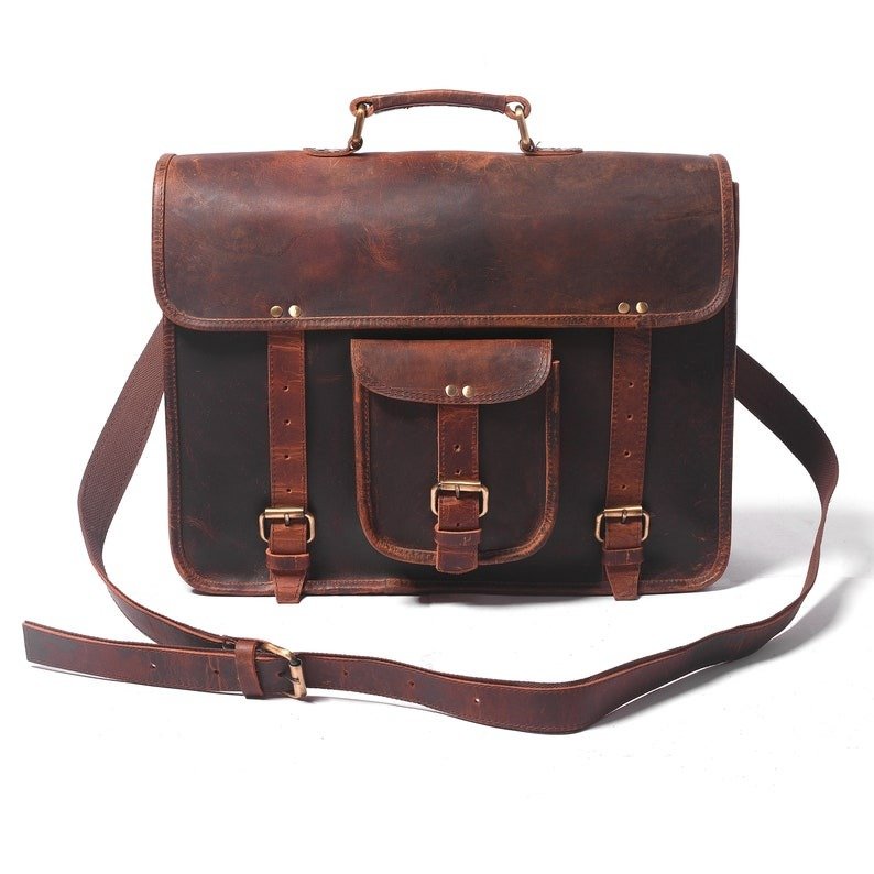 il_794xN.6082186122_8c2d Classic Full Grain Leather Briefcase – Timeless Elegance for Work or Travel - Image 2
