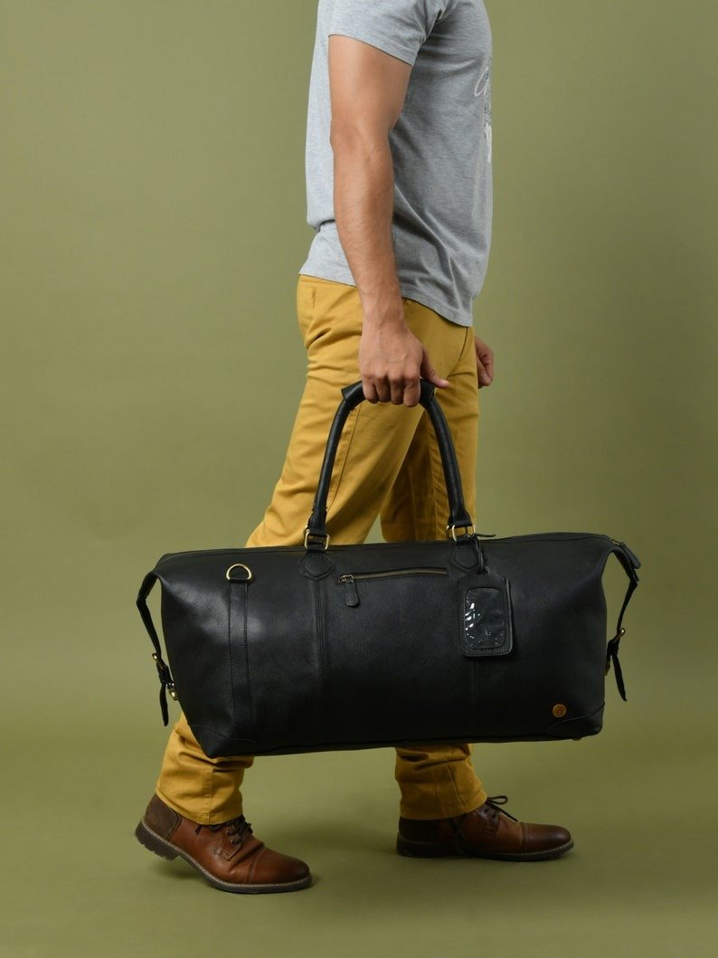 il_794xN.6258289873_g2g6 Black Leather Duffel Bag for Men