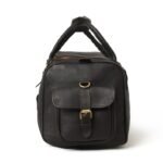 Men's Leather Duffel Bag with Shoulder Strap - Image 6