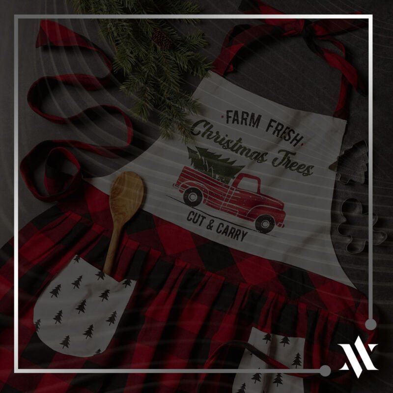 Christmas Leather Aprons